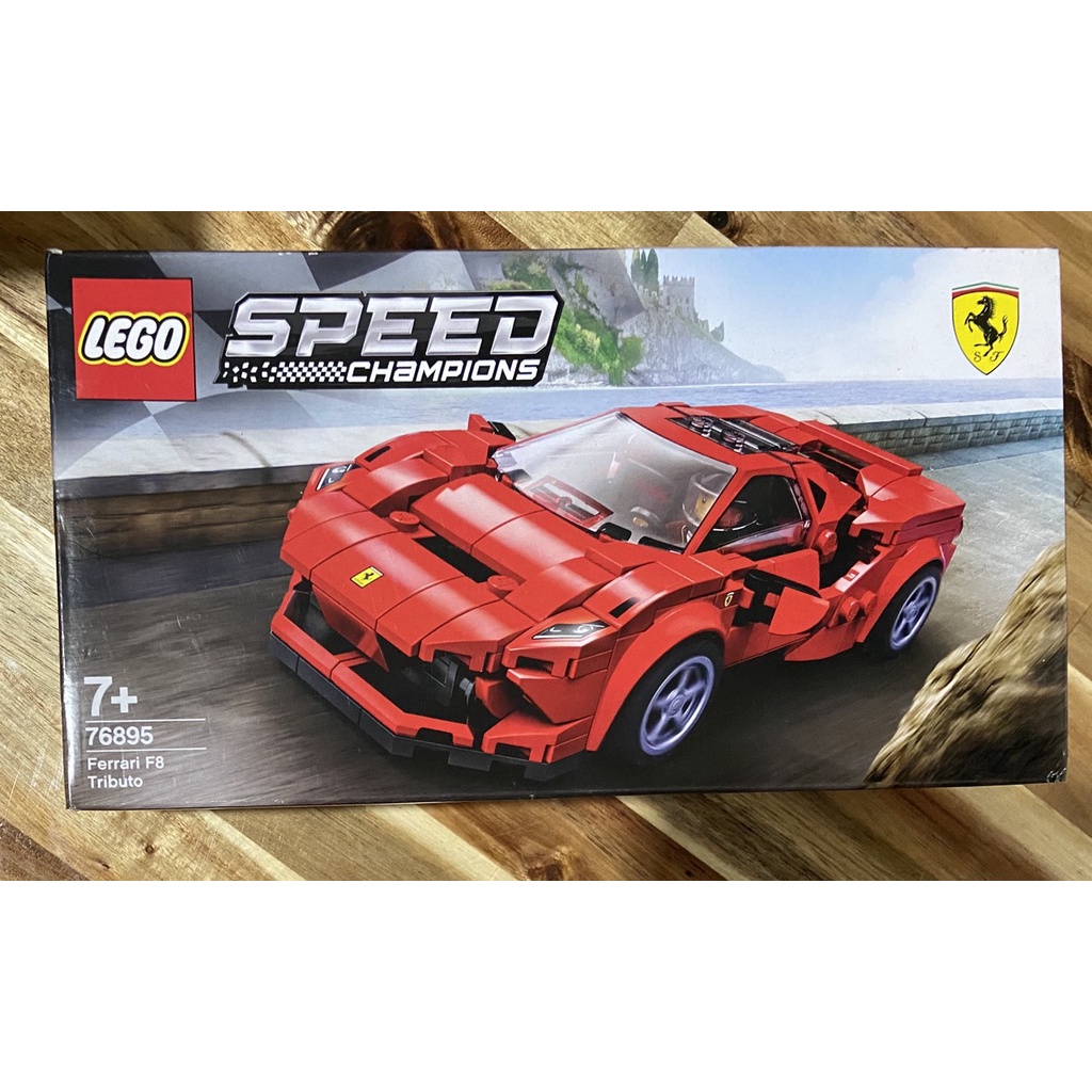 76895 LEGO Speed Champions Ferrari F8 Tributo - Xe mô hình Ferrari F8 Tributo