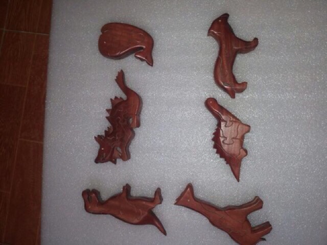 Thú lắp ráp ghép bằng gỗ