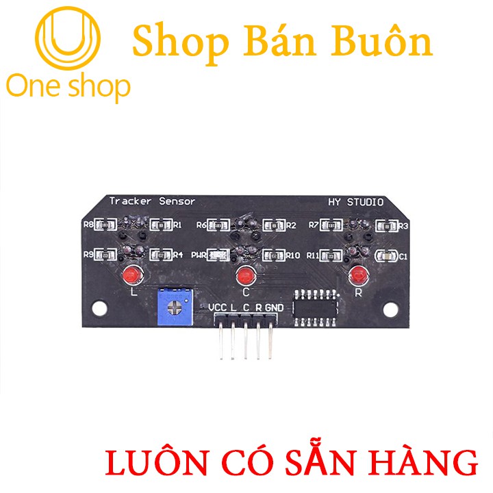 Module Dò Đường T5000 3 Kênh Tracker Sensor