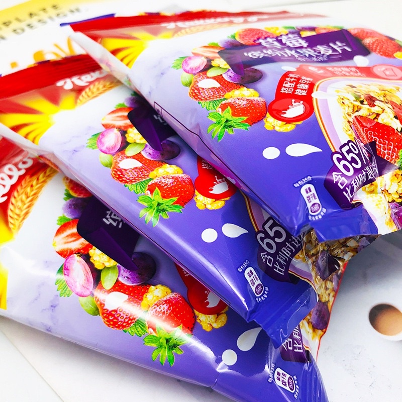 Ngũ Cốc Trái Cây Dâu Tây Gói Nhỏ Tiện Lợi
