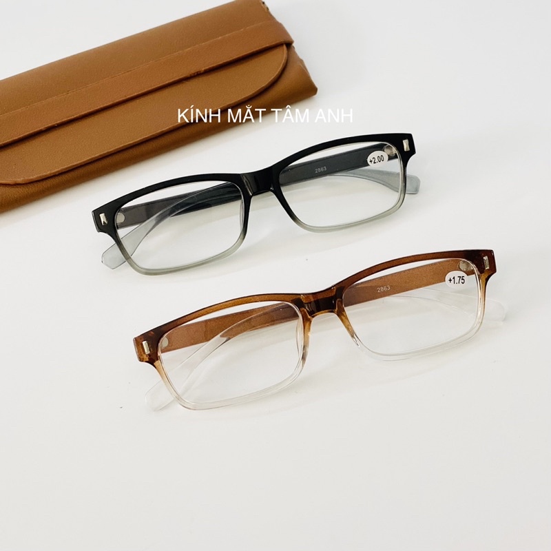 Kính Lão Đọc sách Đi đường gọng nhựa đủ số độ chuẩn 0,50-4,00 Diop