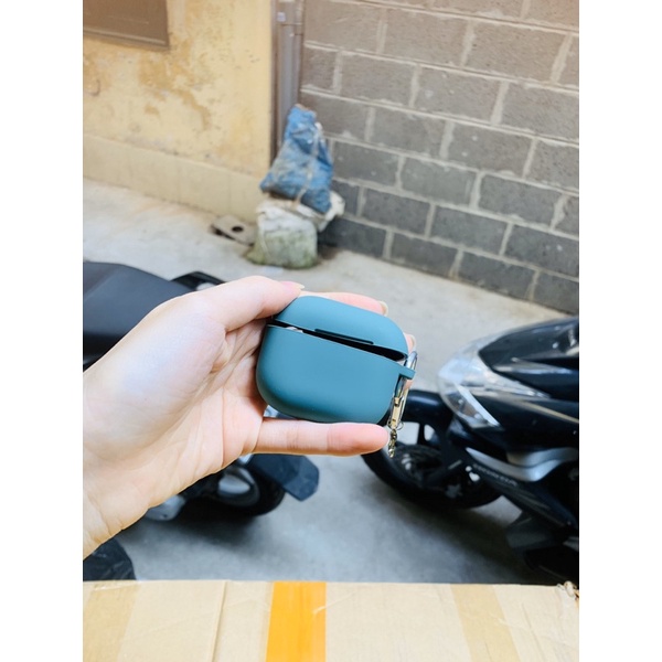 🌟 Airpod 3 2021 🌟 Vỏ Bọc Tai Nghe Case silicon dẻo trơn nhiều màu - Tặng kèm móc
