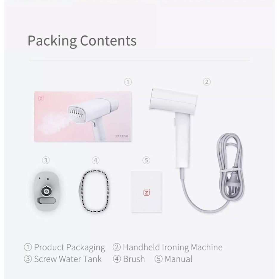 Hoả tốc | Bàn ủi hơi nước cầm tay Xiaomi Zanjia GT-306LW | Bàn là hơi nước XIAOMI DEERMA HS100 | MIHOANGGIA