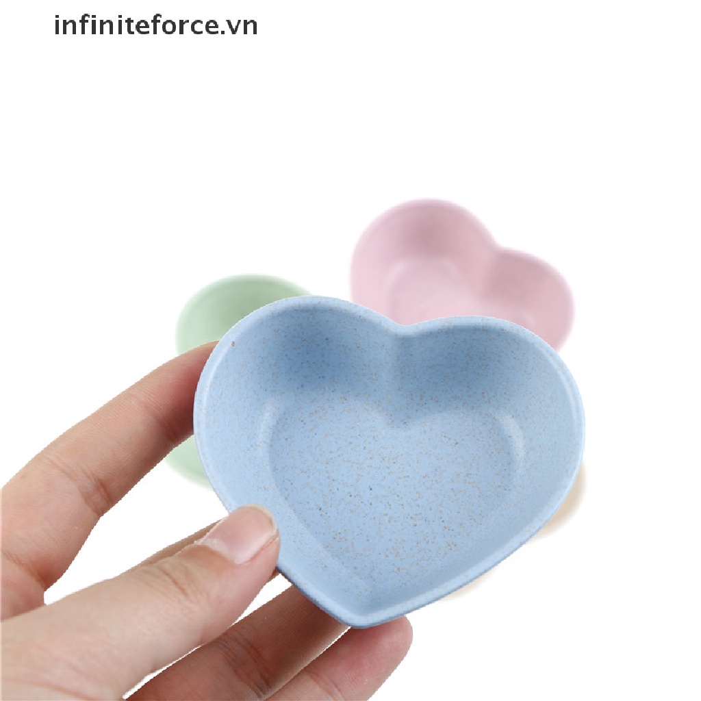 [INVN] Đĩa Đựng Nước Sốt Thức Ăn Trái Tim Hình Trái Tim Dành Cho Trẻ Em [VN]