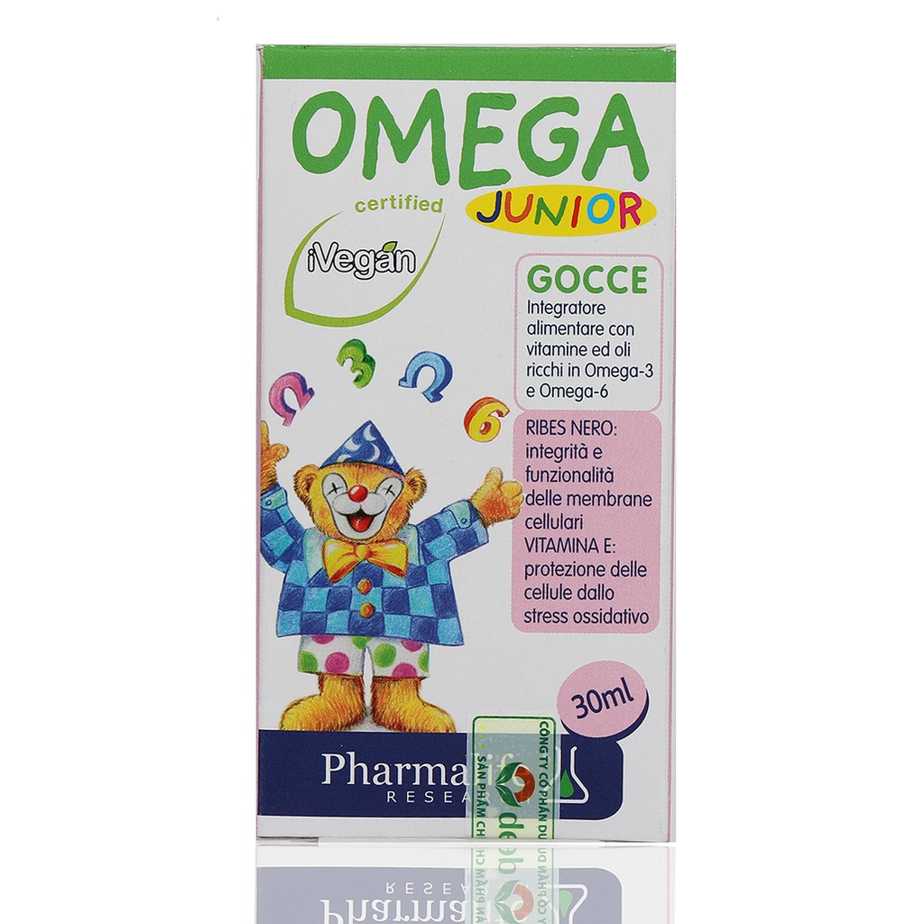 OMEGA JUNIOR GOCCE - Giúp hỗ trợ tăng cường miễn dịch cho trẻ Chai 30ml