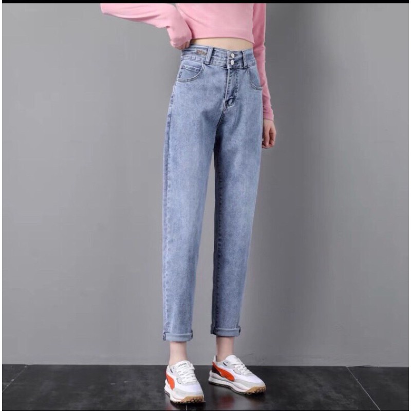 Quần bò baggy nữ quần jean baggy nữ quần jeans nữ lưng cao chất đẹp Hot Trend 2022 - HAPONO-J021