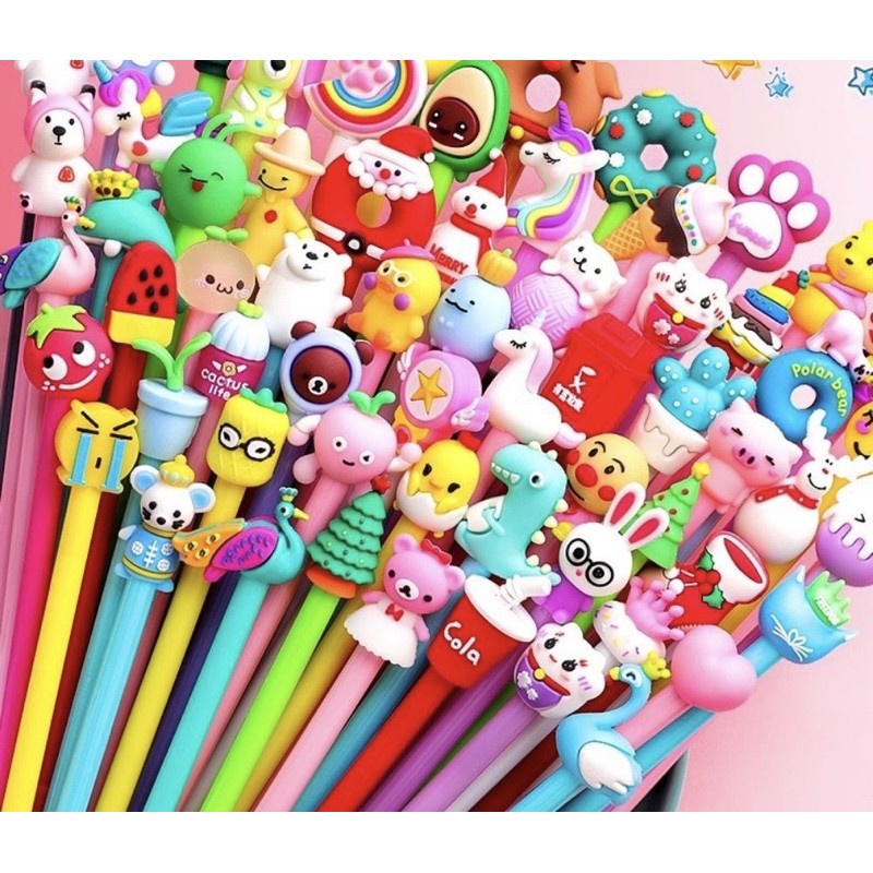 Bút bi mực đen nước đẹp dễ thương độc đáo nhiều mẫu, nhiều mẫu cute