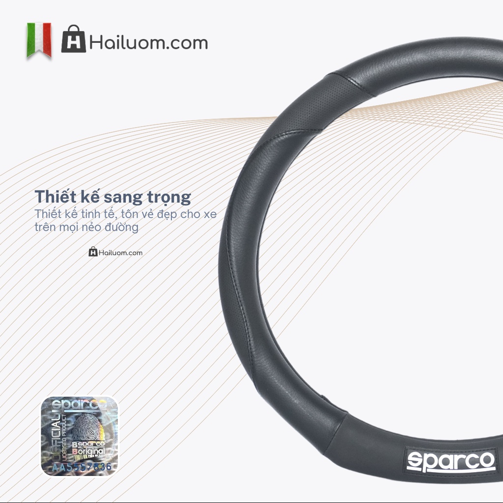 Bọc Vô Lăng ô tô NISSAN KICKS | Bọc Vô Lăng cao cấp Sparco Italy