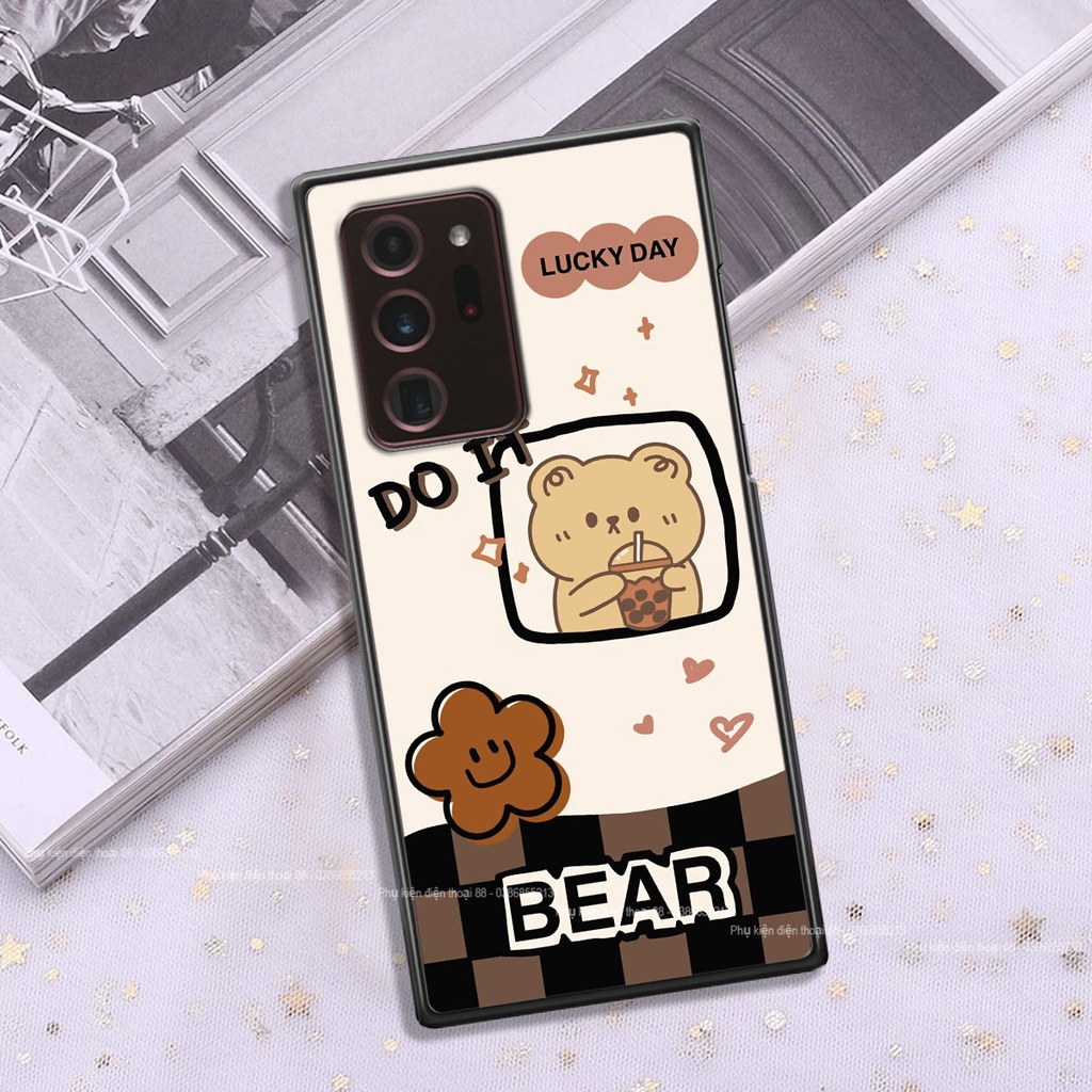 Ốp lưng Samsung NOTE 20 ULTRA happy day, gấu bear dễ thương - BỀN - ĐẸP -BAO GIÁ TOÀN THỊ TRƯỜNG