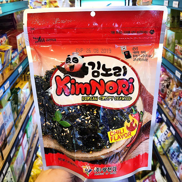 [VITAMIN HOUSE] Snack rong biển KIMNORI vị cay 40g (đỏ)