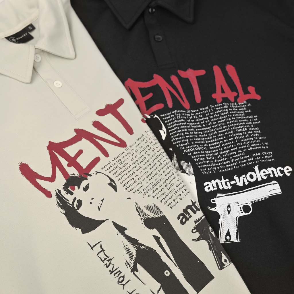 Áo Polo MENTAL®️ ANTI-VIOLENCE POLO SHIRT