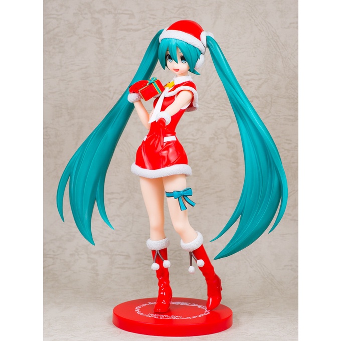 Mô Hình Figure Nhân Vật Anime Hatsune Miku -Project Diva- F 2nd - Hatsune Miku - SPM Figure - Christmas, Ver. 1.5 (SEGA)