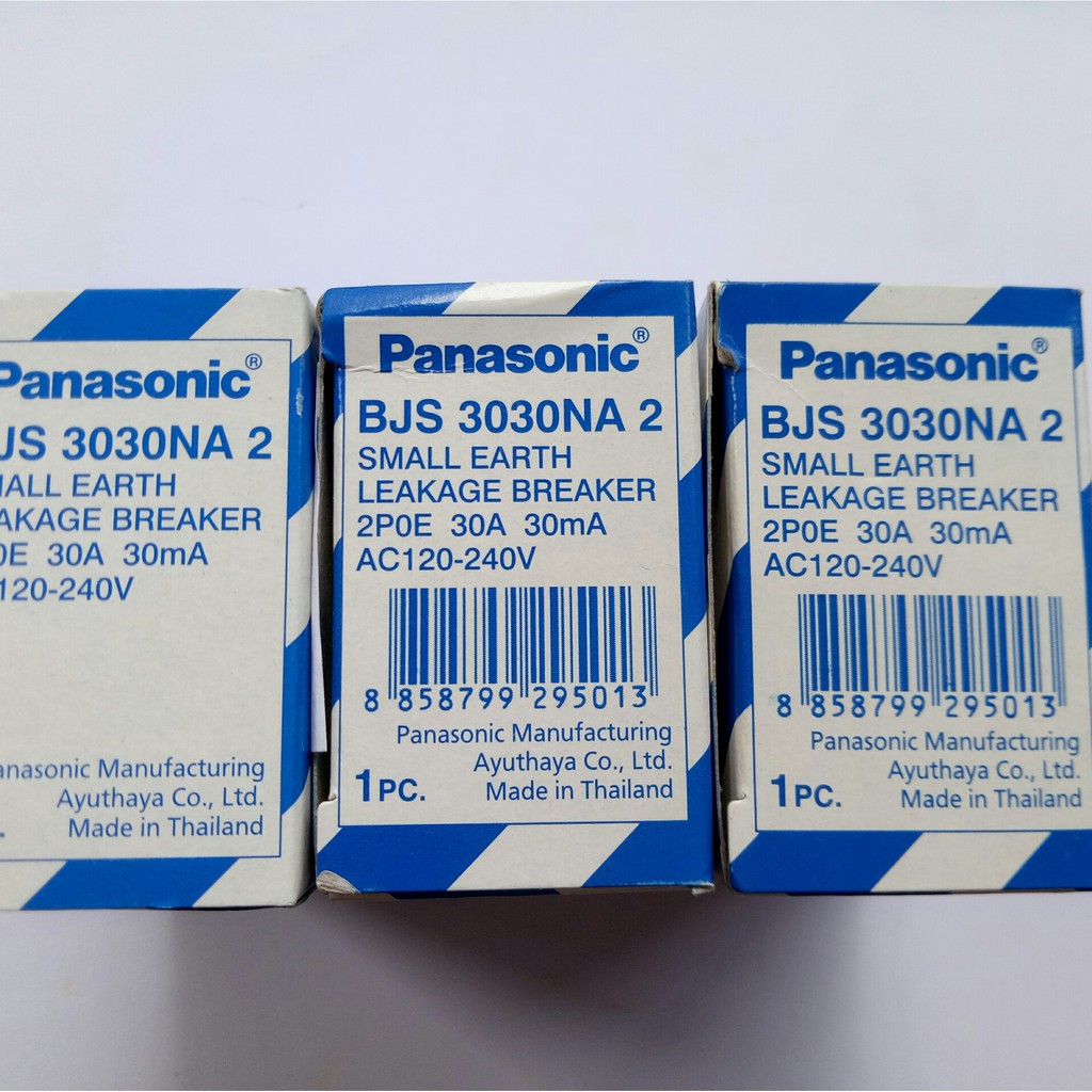 [PANASONIC] Cầu Dao An Toàn Aptomat Chống Giật 30A BJS (Chống Giật Cóc)