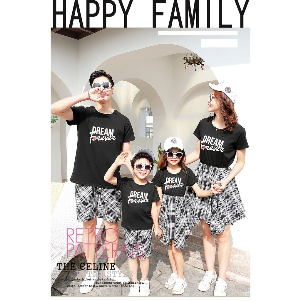 Áo Gia Đình Familylove - Mẫu Áo Gia Đình Chữ Dream Forever