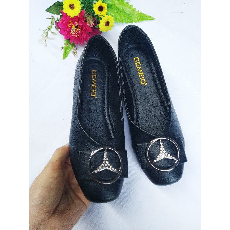 Giày bệt nữ da mềm đế cao su | BigBuy360 - bigbuy360.vn