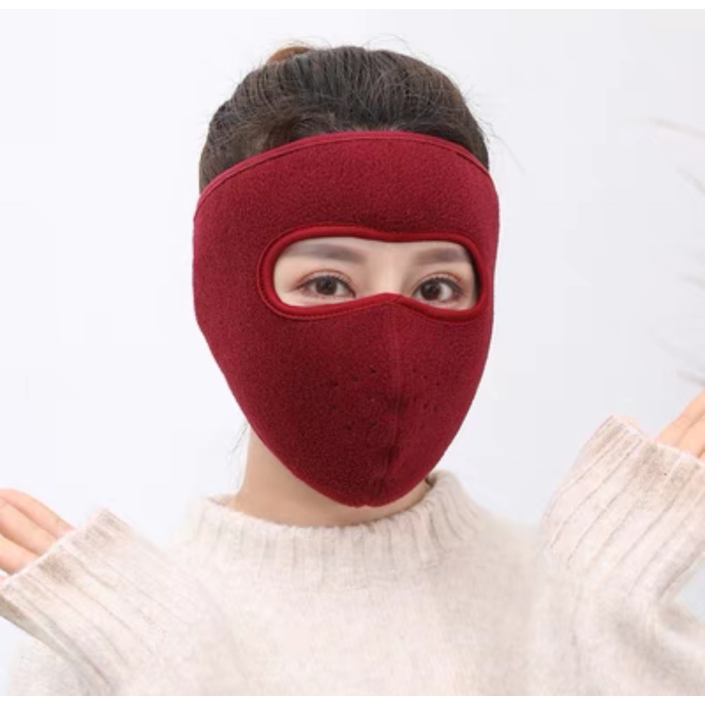 Khẩu trang Ninja che nắng vải nỉ hàng cao cấp