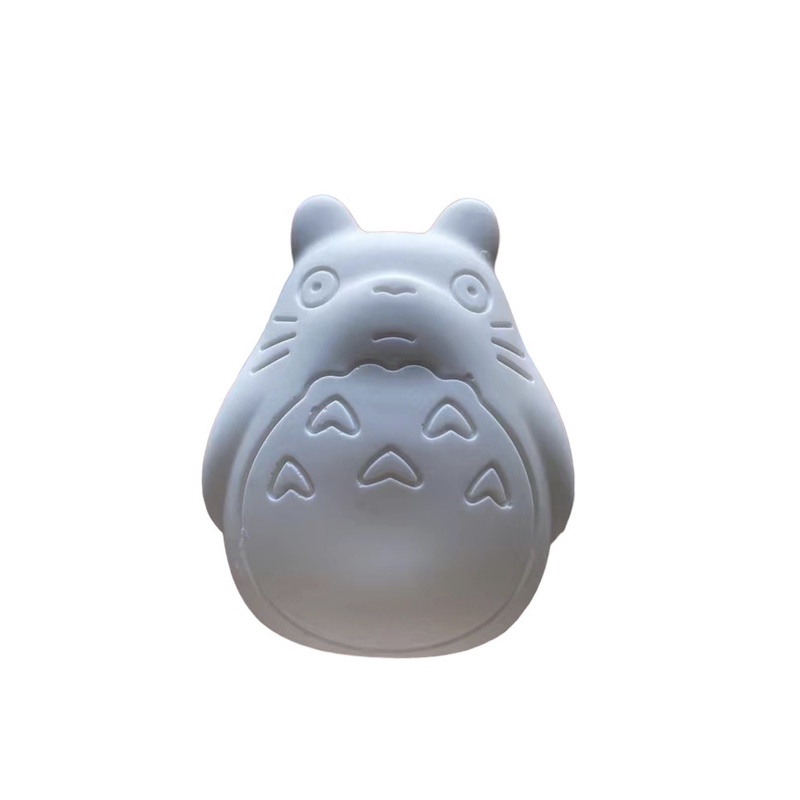 Tô tượng thạch cao totoro 2d size trung(không kèm màu và cọ)