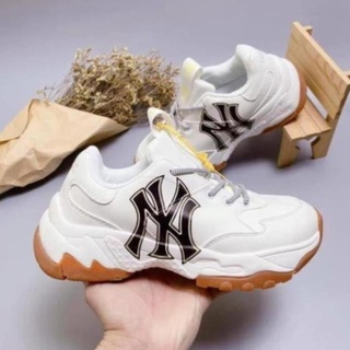 Giày thể thao mlb ny đế nâu 11 trung giày 𝐌𝐋𝐁 hàn quốc ny đen đế nâu