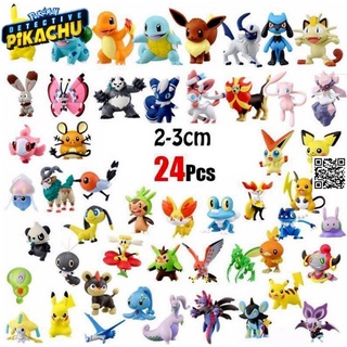 Combo 24 mô hình Pokemon bửu bối thần kỳ chibi cam kết không trùng 1700d4