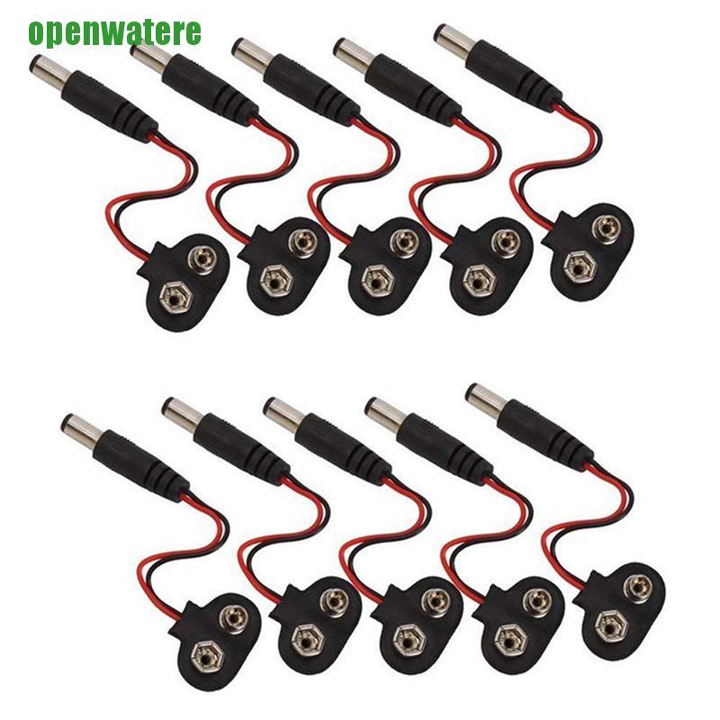 Bộ 5 Đầu Nối Pin 9v Dc Cho Arduino