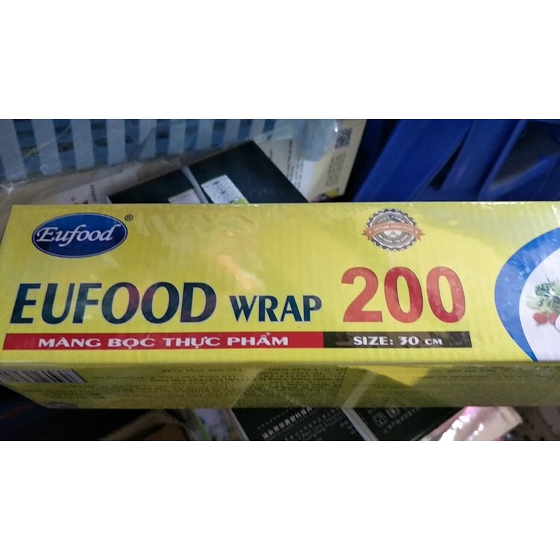 Màng bọc thực phẩm eufood 200, 30 cm chính hãng freeship