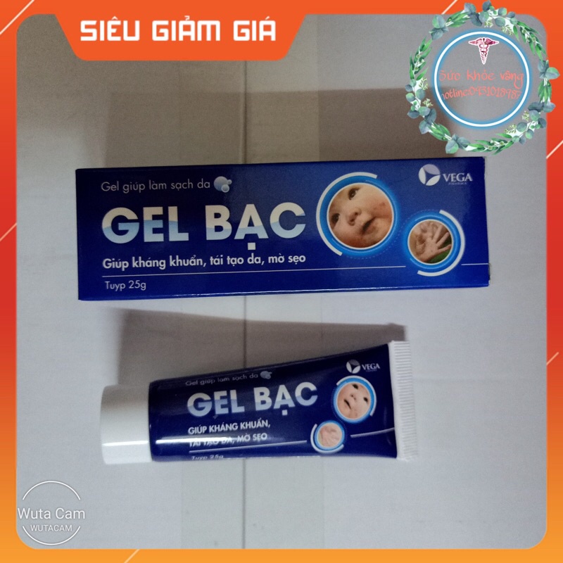 Combo 10 túp gel bạc kháng khuẩn sẹo