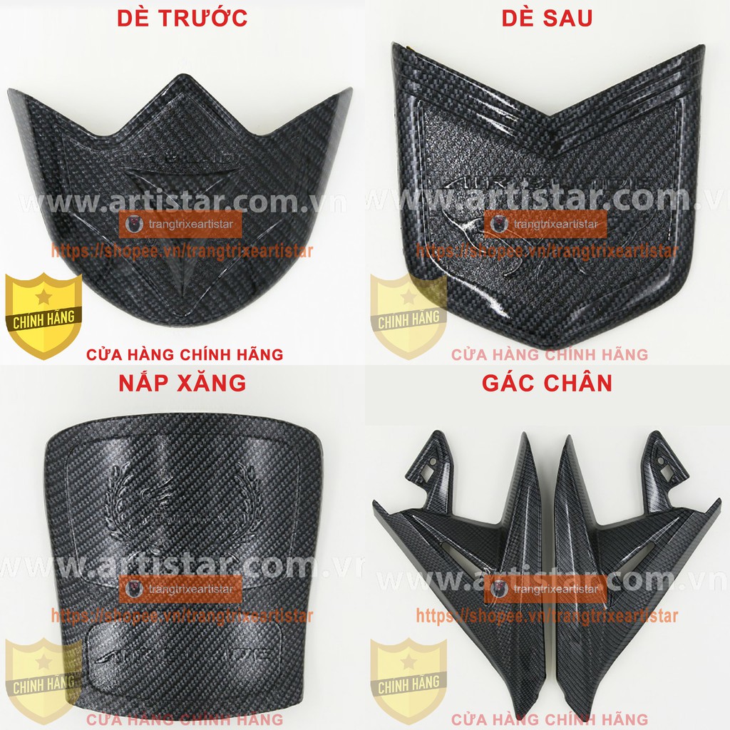 Ốp Trang Trí Xe AIR BLADE 2013 - 2015 SƠN CARBON | BigBuy360 - bigbuy360.vn