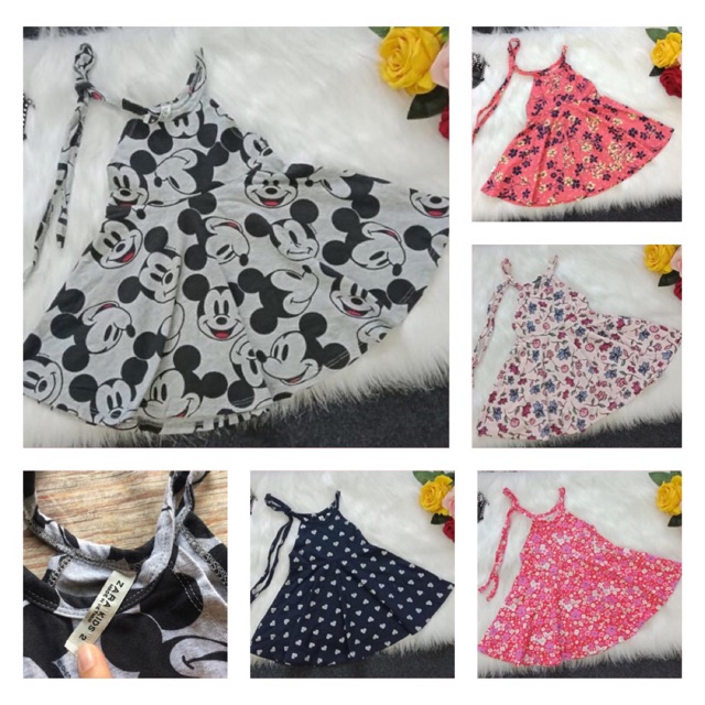 🍭 Đầm Zara xèo cho bé size 10-23kg