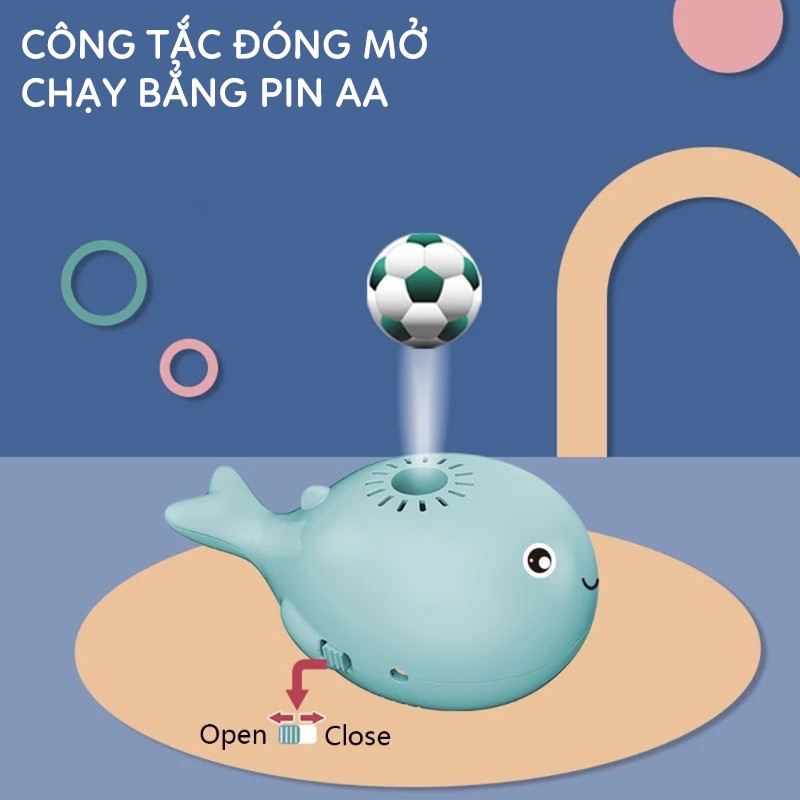 Đồ chơi cá voi thổi bóng phát triển trí tuệ cho bé, đồ chơi giáo dục, giải trí trong nhà trên sàn rất dễ thương
