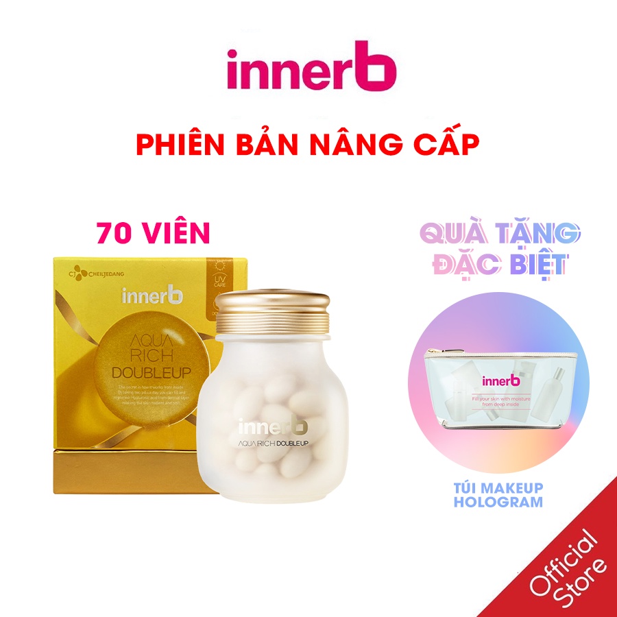 Viên Uống Cấp Nước Và Collagen InnerB Aqua Rich Double Up 70 viên