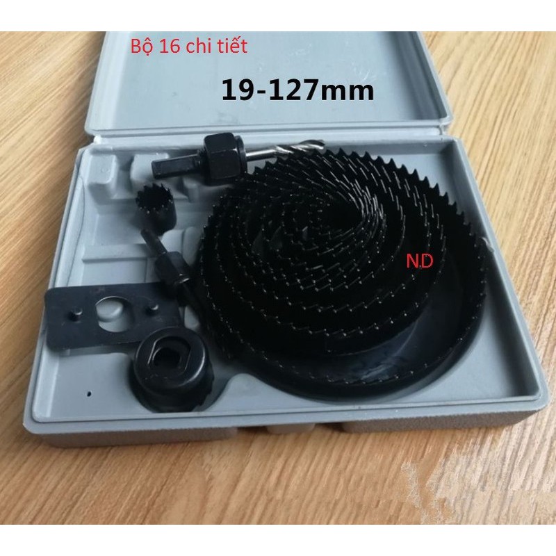 Bộ mũi khoan 16 chi tiết khoét thạch cao và gỗ mềm