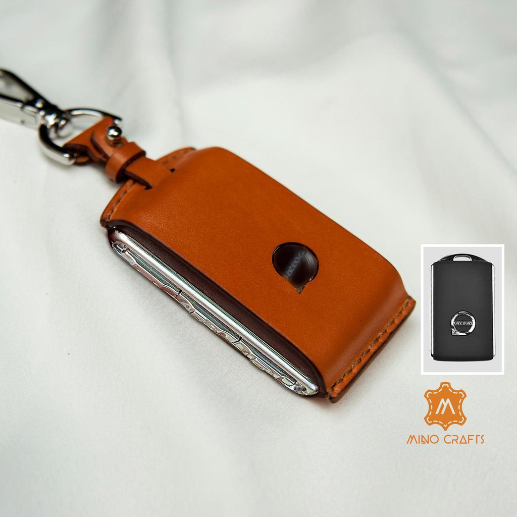 Bao da chìa khóa Volvo C30 S60 S80 S90 S901 V70 V90 Cross V90CC XC40 XC60 XC70 XC90