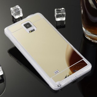 Ốp điện thoại TPU silicon mềm dạng gương soi cho Samsung Galaxy Note 4