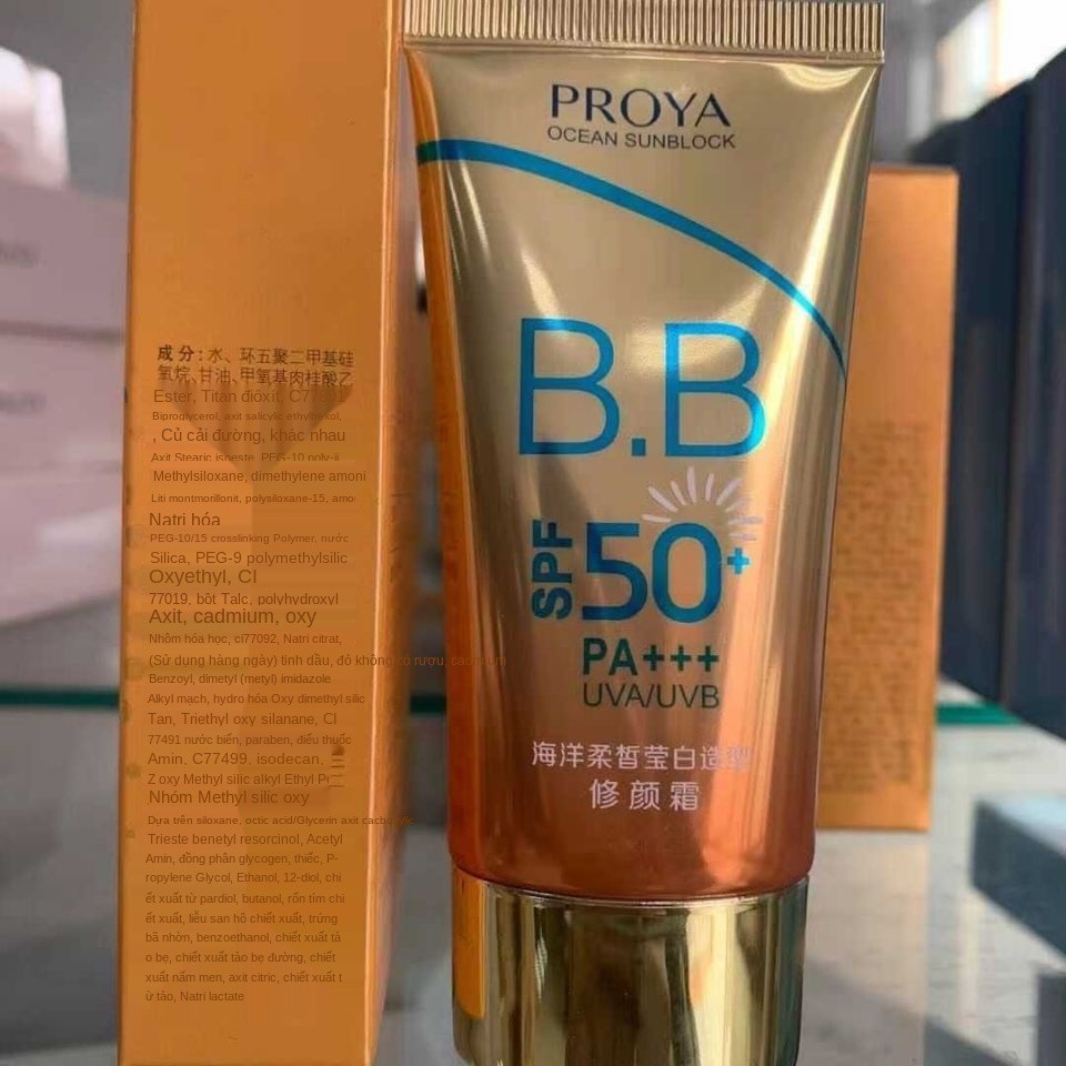 Kem chống nắng Proya 50 lần cách ly làm trắng dưỡng ẩm bb cream sửa chữa che khuyết điểm tia cực tím tất cả trong một