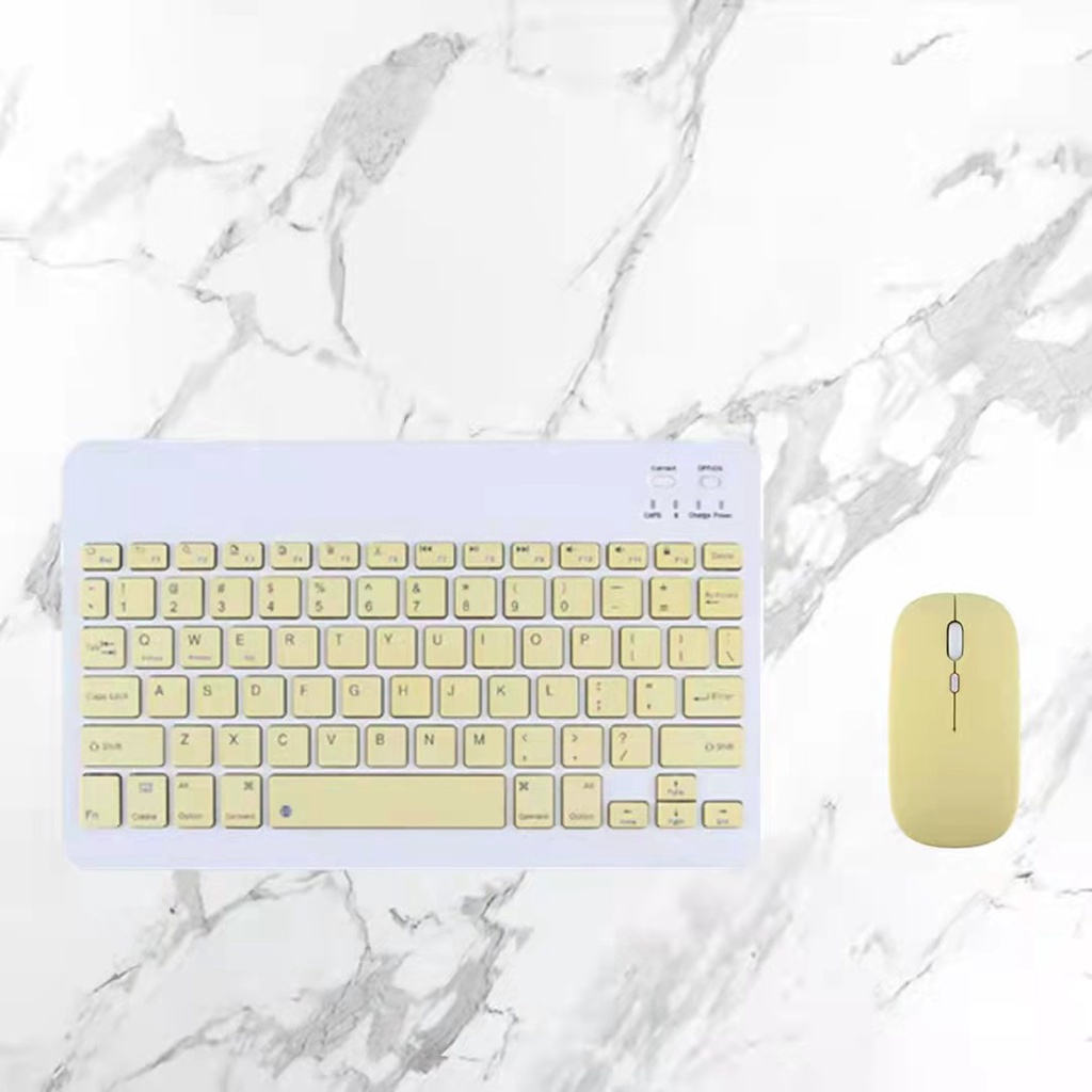 Bàn Phím bluetooth Không Dây mini 10 Inch Siêu Mỏng Có Thể Sạc Lại Cho Máy Tính / Điện Thoại / Máy Tính Bảng / notebook