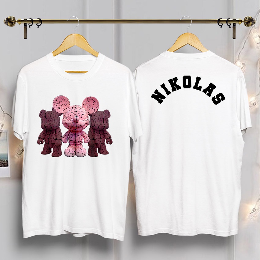 Áo Thun Unisex, Áo phông Unisex Nikolas 100% Cotton MICKEY BRAIN - NIKOLAS-MBN001 | BigBuy360 - bigbuy360.vn