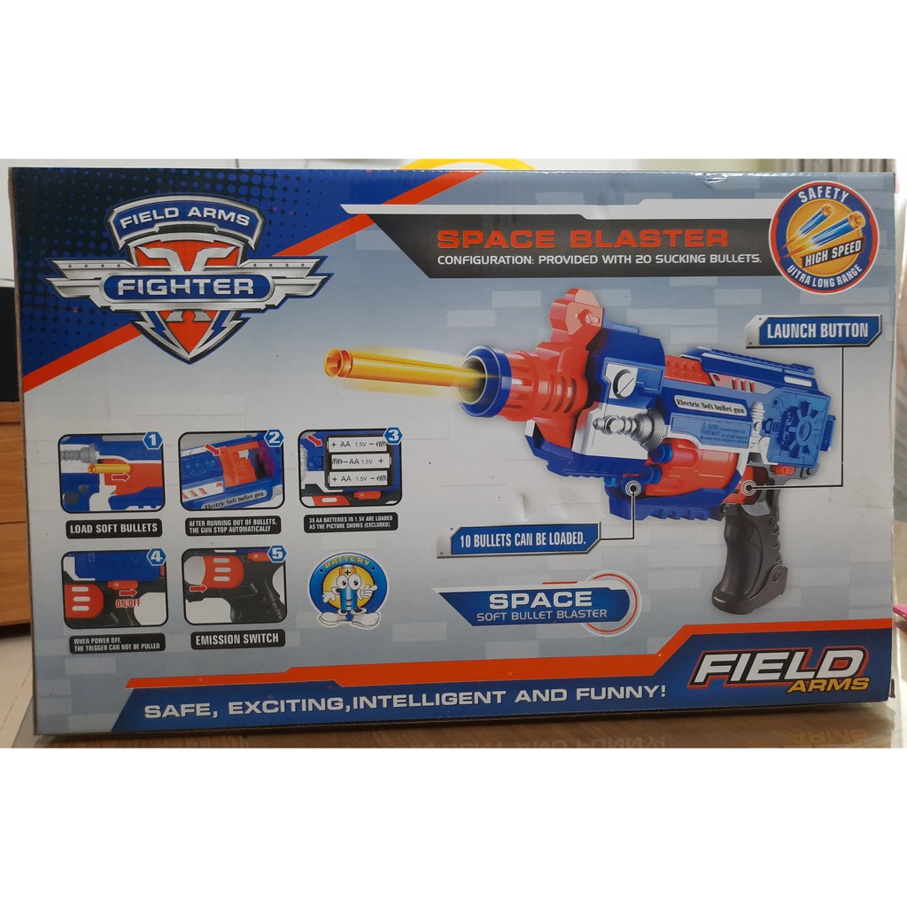 Đồ Chơi Blaster Cỡ Lớn Cao Cấp Vận Động Ngoài Trời Kiểu Nerf