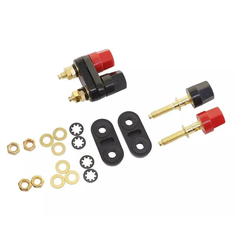 Combo 2 Cọc Loa Bắp Chuối Đôi LE-47 Chất Lượng - Phích Cắm Chuối Cái Giá Tốt - Đầu Cắm Loa Chuối Lỗi 1 Đổi 1 7 Ngày