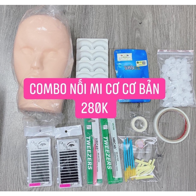 TRỌN BỘ NỐI MI CƠ BẢN