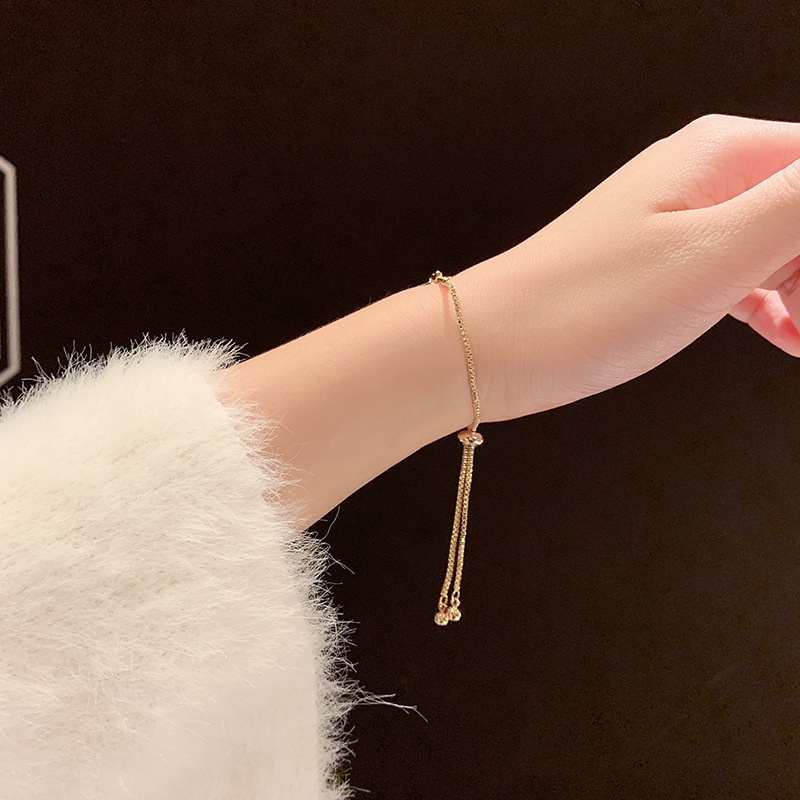 Vòng Đeo Tay Đính Kim Cương Giả Phong Cách Hàn Quốc Thời Trang
