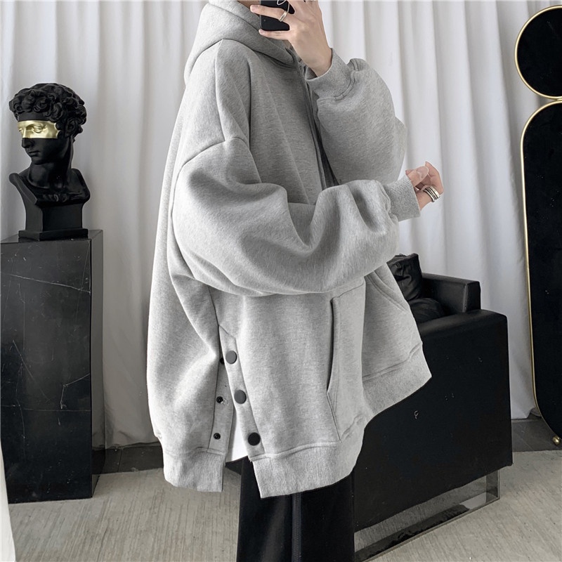 Áo Nỉ Nam Dài Tay Có Mũ Thời Trang Hàn