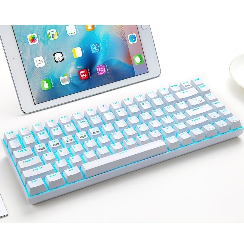 Bàn Phím Cơ không dây mini Đa kết nối RF84 Gaming cho máy tính