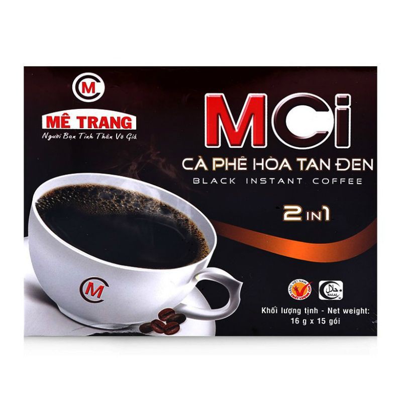 Cà Phê Hòa Tan 2In1 Mê Trang 16G (Hộp 15 Gói)