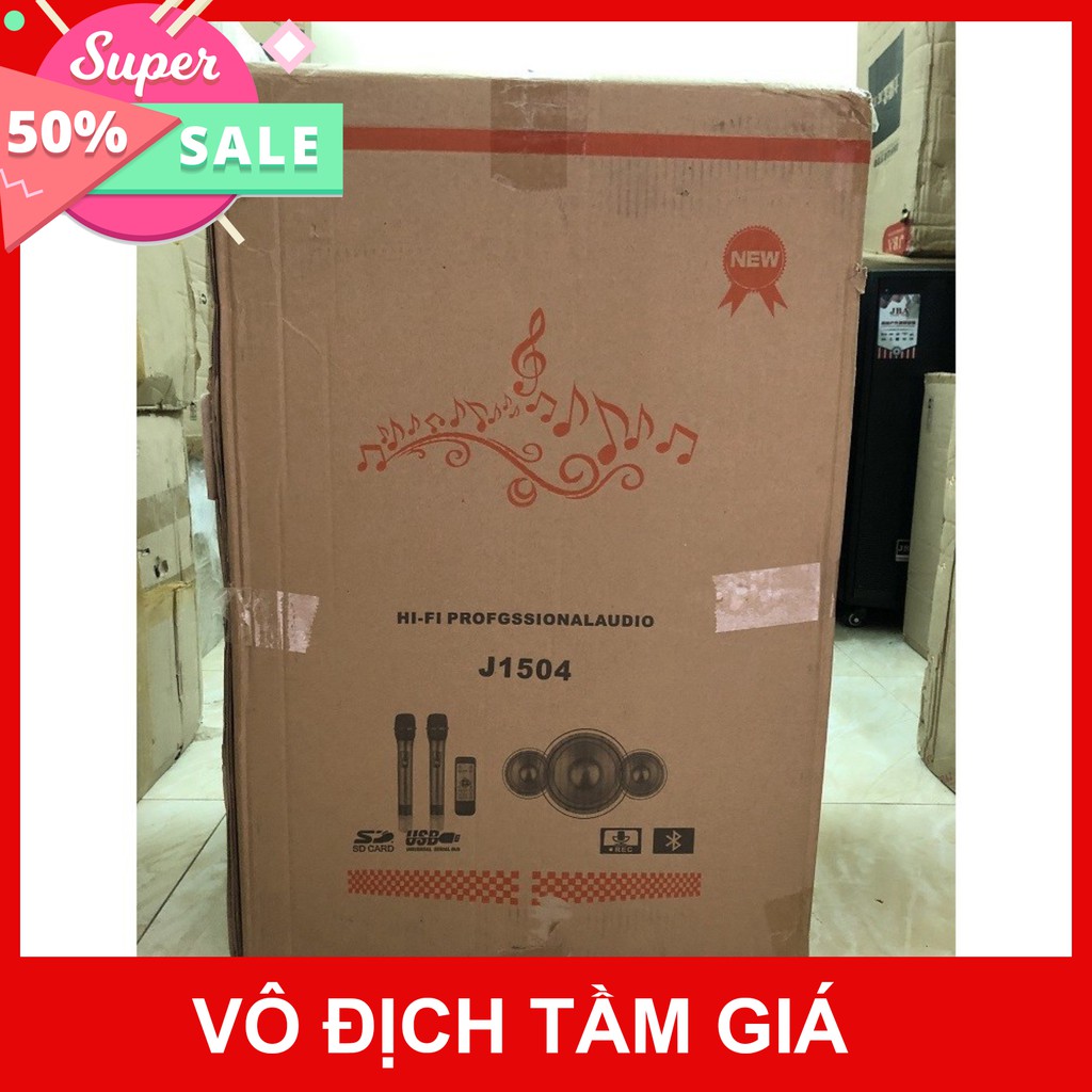 [Bạn Chắc Chắn Thích]  Loa kéo JBL Bass 40 Vàng Gold Công Suất Khủng, Tặng 2 micro không dây