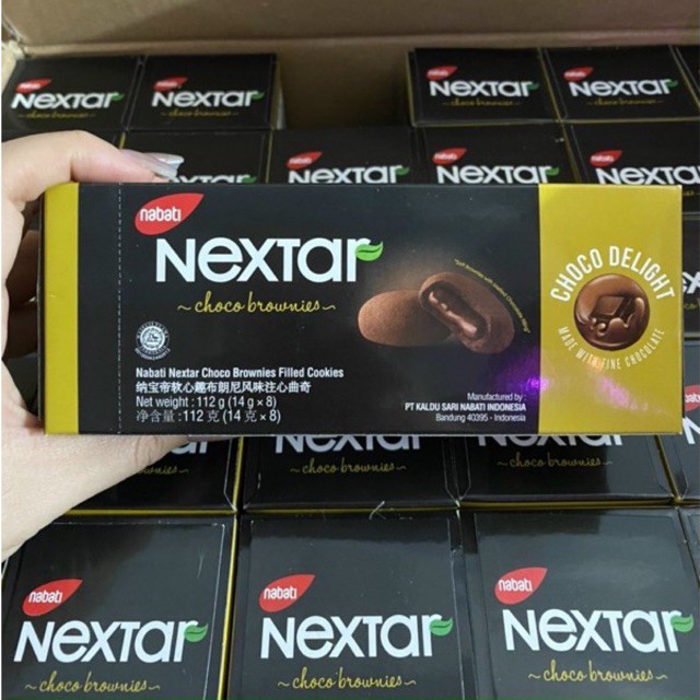 Hộp 8 bánh socola Nextar Nabati - 112g