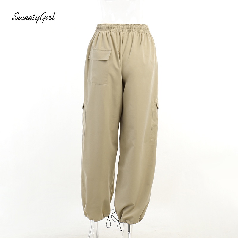 Quần Dài Lưng Cao Màu Trơn Dáng Rộng Thời Trang 2022 Cho Nữ