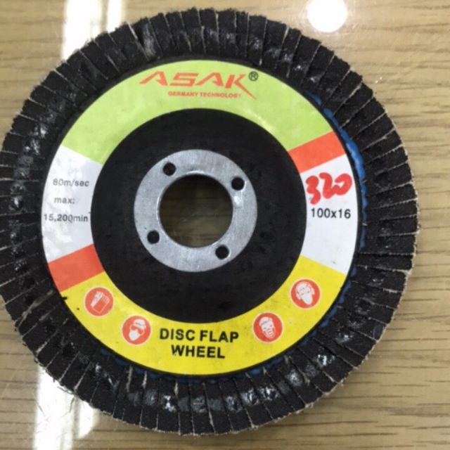 Nhám xếp asak phi 100mm