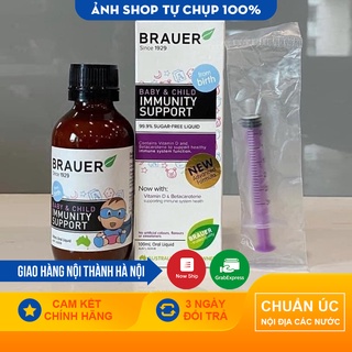 Siro Tăng Đề Kháng Brauer Immunity 100ml - Xuất xứ Úc