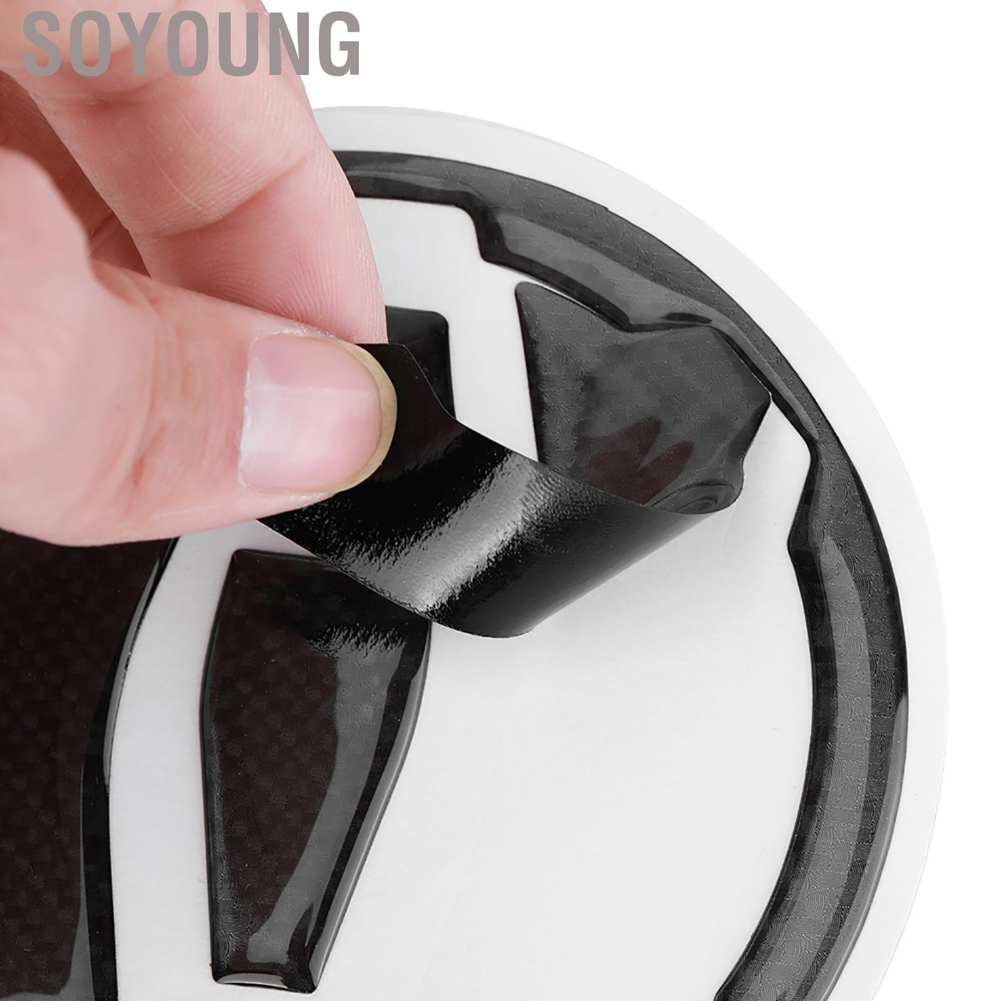 Miếng dán trang trí nắp bình xăng xe mô tô bằng sợi carbon cho KAWASAKI Z900 Z650 17-18