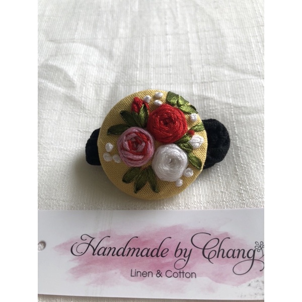 Dây cột tóc thêu tay handmade